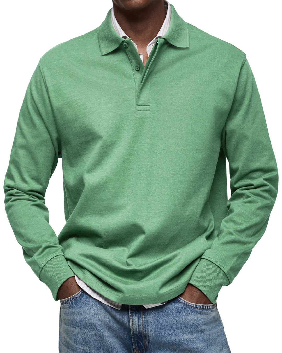 LUCAS MOREAU | POLO DE LUXE À MANCHES LONGUES
