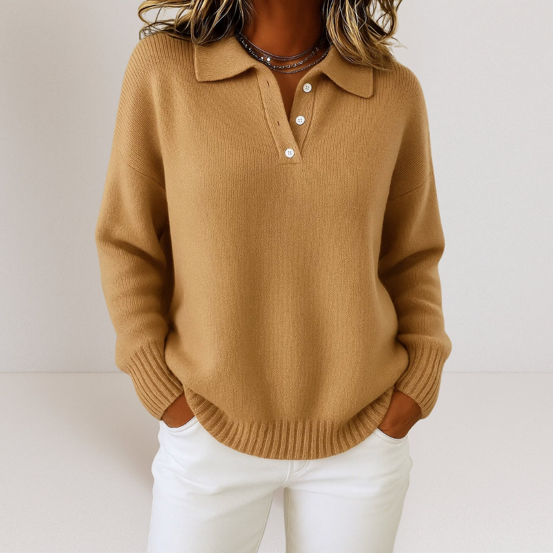 Anaïs Mercier | Pull doux avec col
