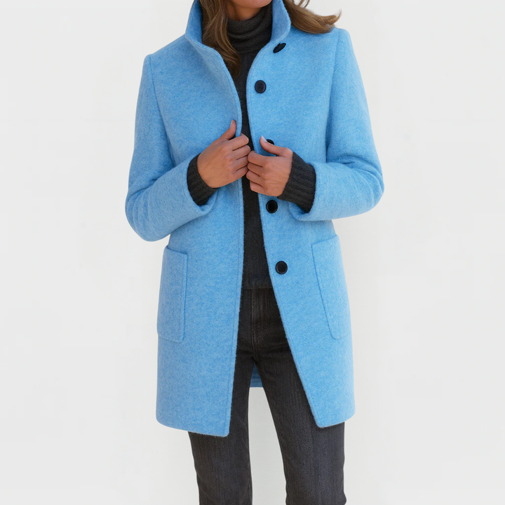 Juliette | Manteau en laine coupe midi