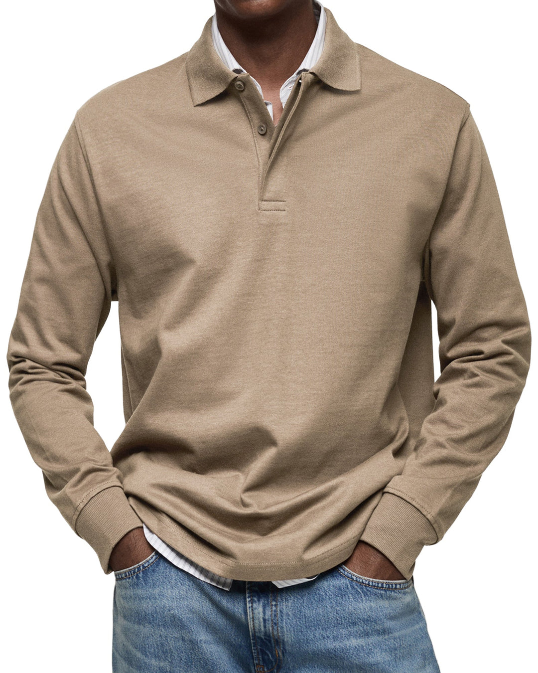 LUCAS MOREAU | POLO DE LUXE À MANCHES LONGUES