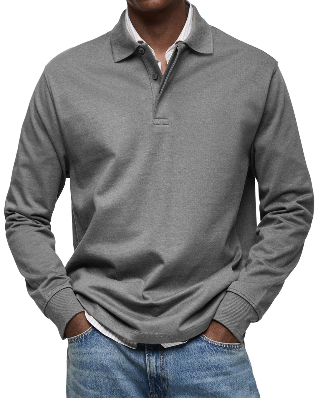 LUCAS MOREAU | POLO DE LUXE À MANCHES LONGUES