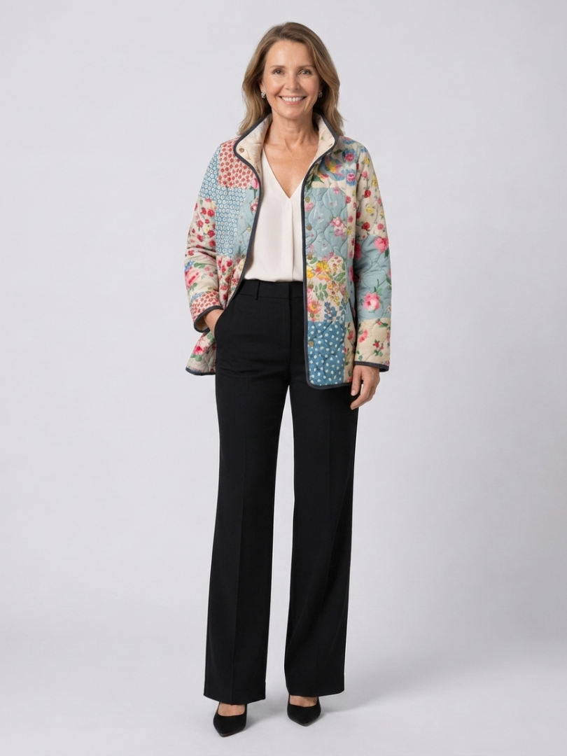 Valentine | Veste Matelassée Fleurs des Champs