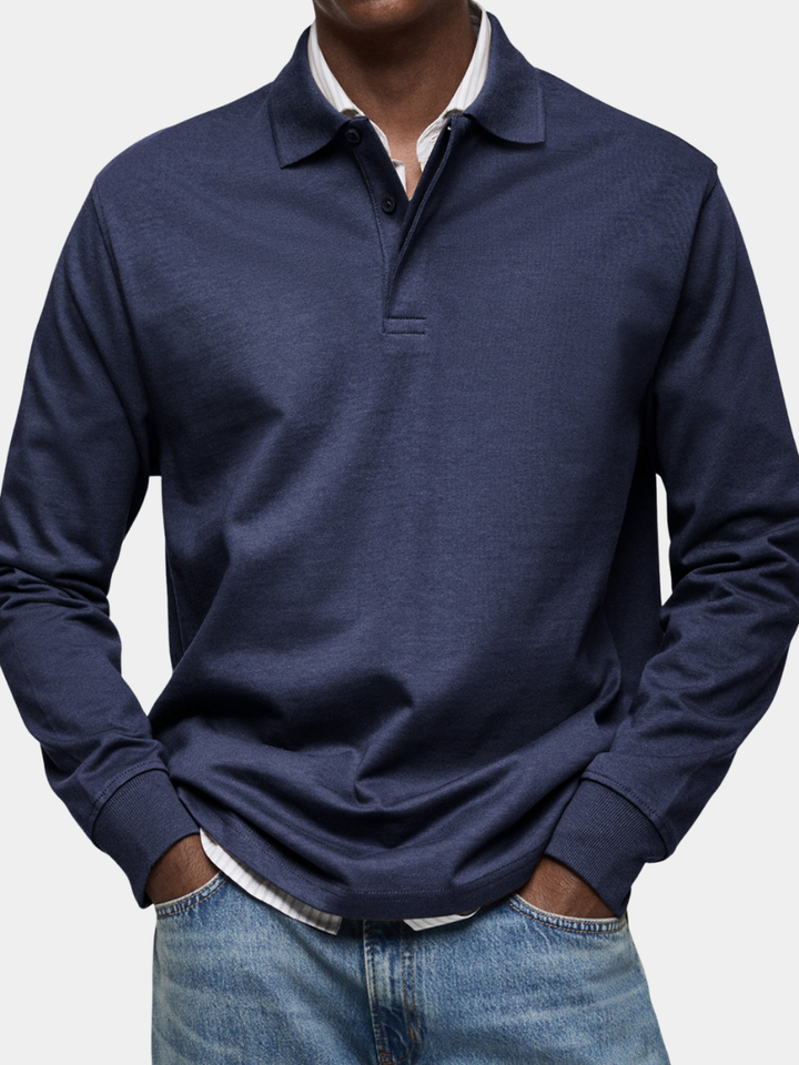 LUCAS MOREAU | POLO DE LUXE À MANCHES LONGUES