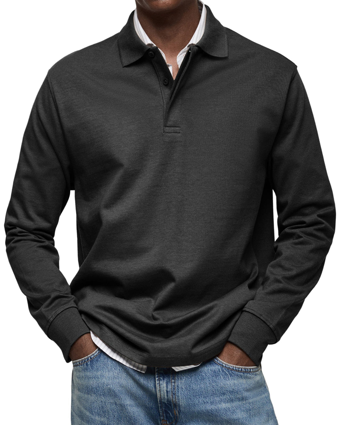 LUCAS MOREAU | POLO DE LUXE À MANCHES LONGUES
