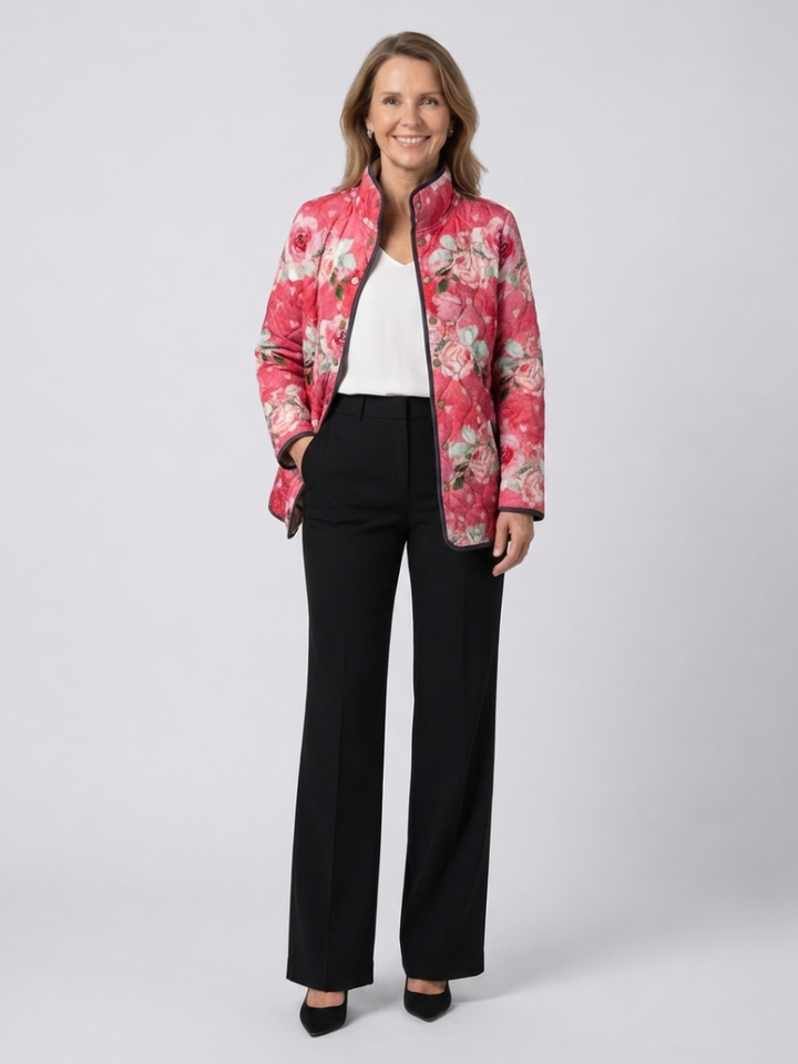 Valentine | Veste Matelassée Fleurs des Champs