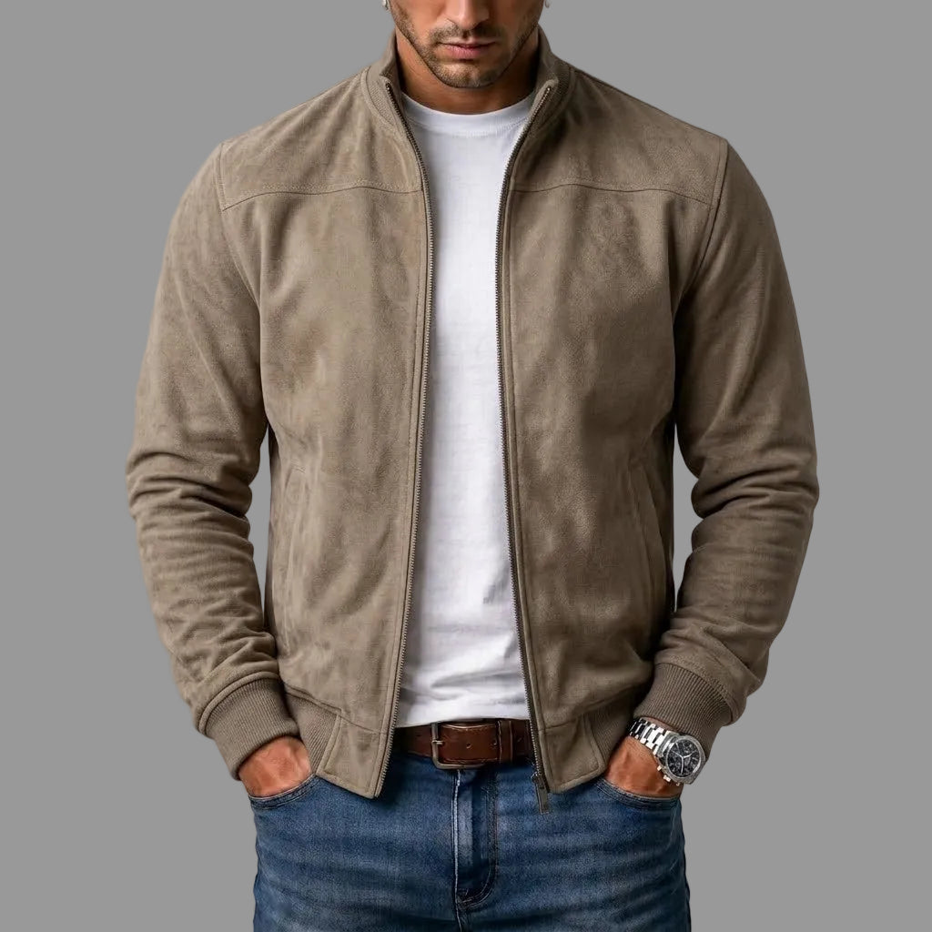 Adrien | Blouson bomber en daim