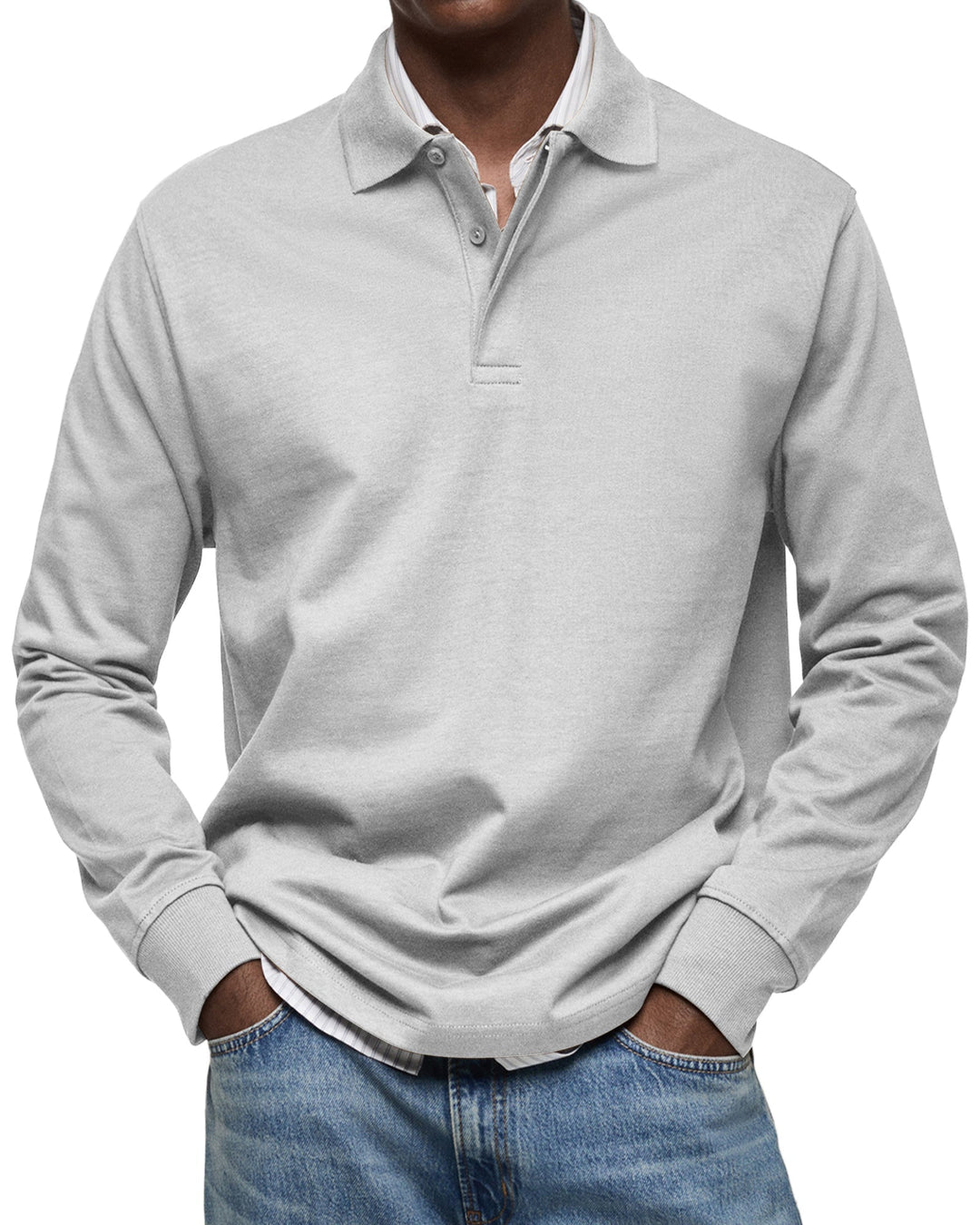 LUCAS MOREAU | POLO DE LUXE À MANCHES LONGUES