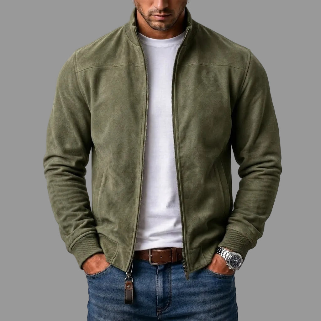 Adrien | Blouson bomber en daim