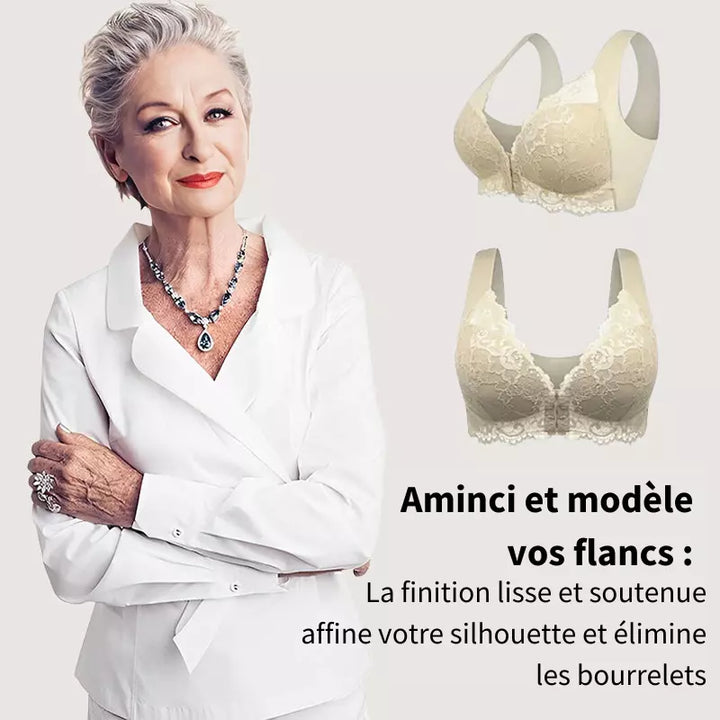 PAULINE I (PACK DE 3) Soutien-gorge Sans Fil Galbant Avec Fermeture Frontale