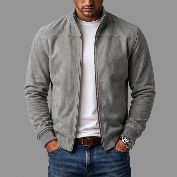 Adrien | Blouson bomber en daim