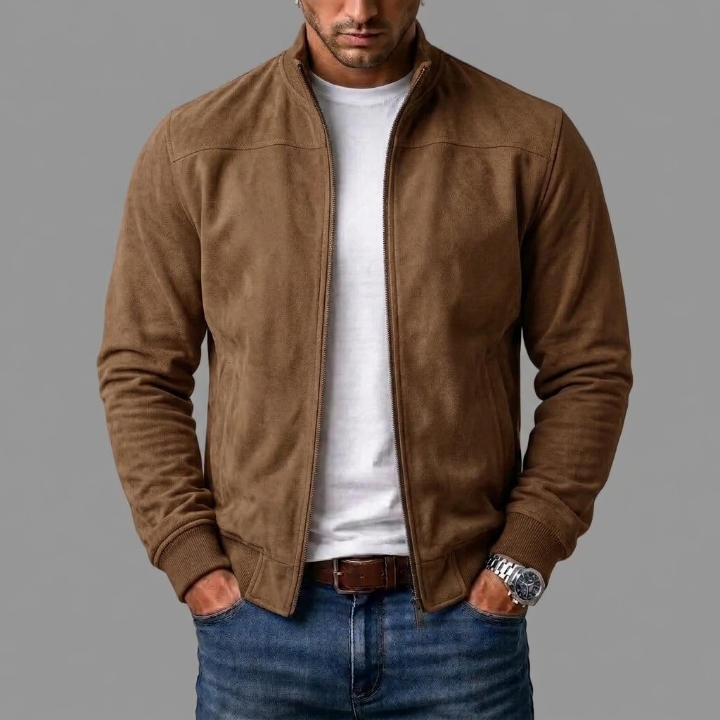 Adrien | Blouson bomber en daim