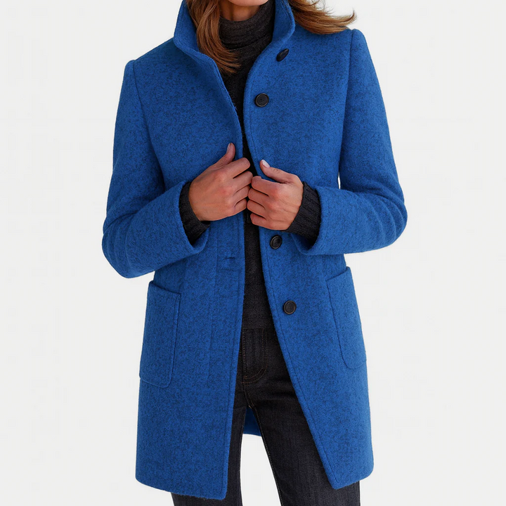 Juliette | Manteau en laine coupe midi