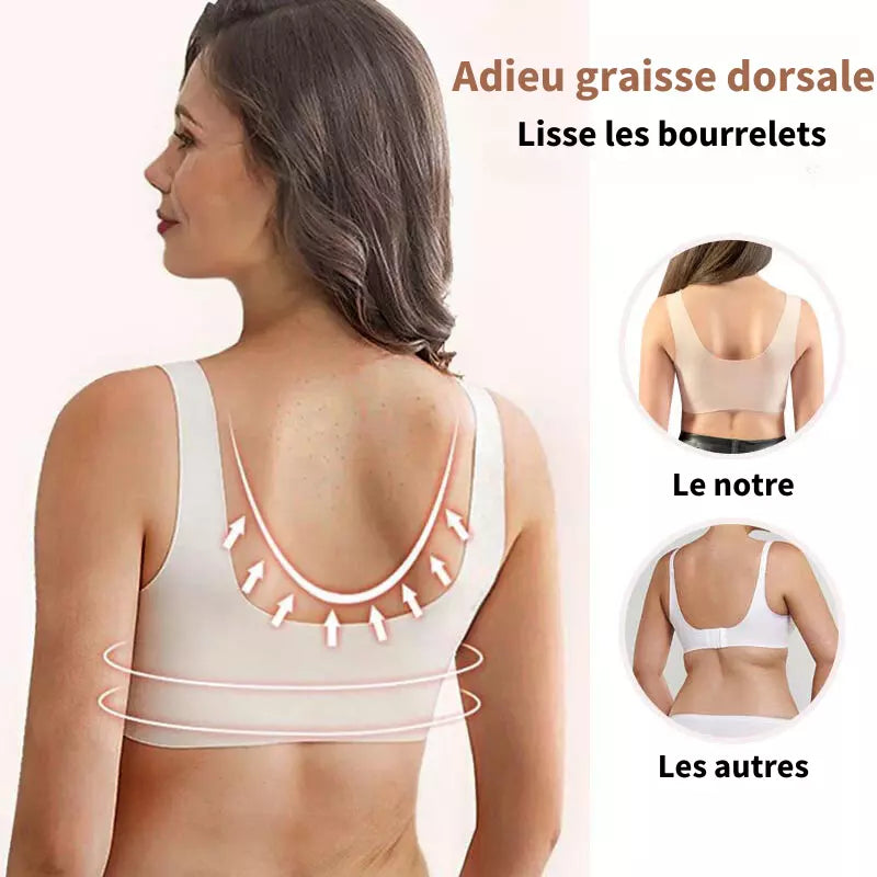 PAULINE I (PACK DE 3) Soutien-gorge Sans Fil Galbant Avec Fermeture Frontale