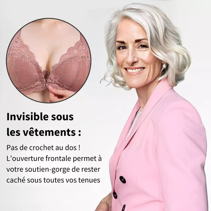 PAULINE I (PACK DE 3) Soutien-gorge Sans Fil Galbant Avec Fermeture Frontale