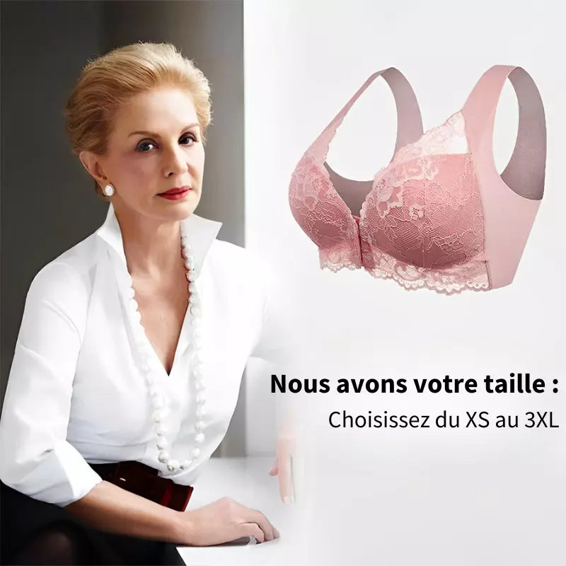 PAULINE I (PACK DE 3) Soutien-gorge Sans Fil Galbant Avec Fermeture Frontale
