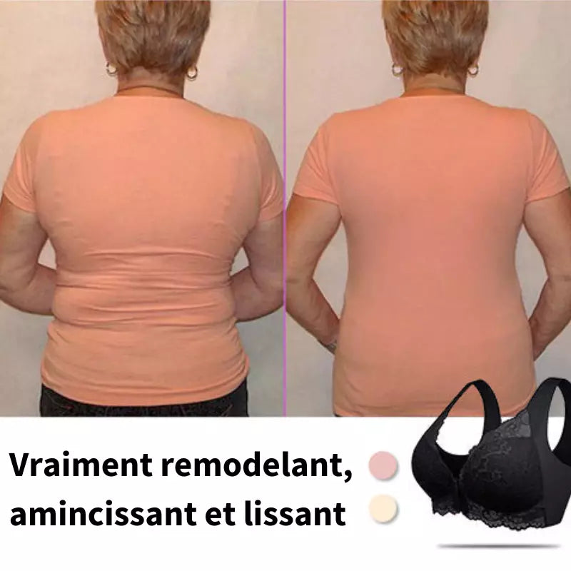 PAULINE I (PACK DE 3) Soutien-gorge Sans Fil Galbant Avec Fermeture Frontale
