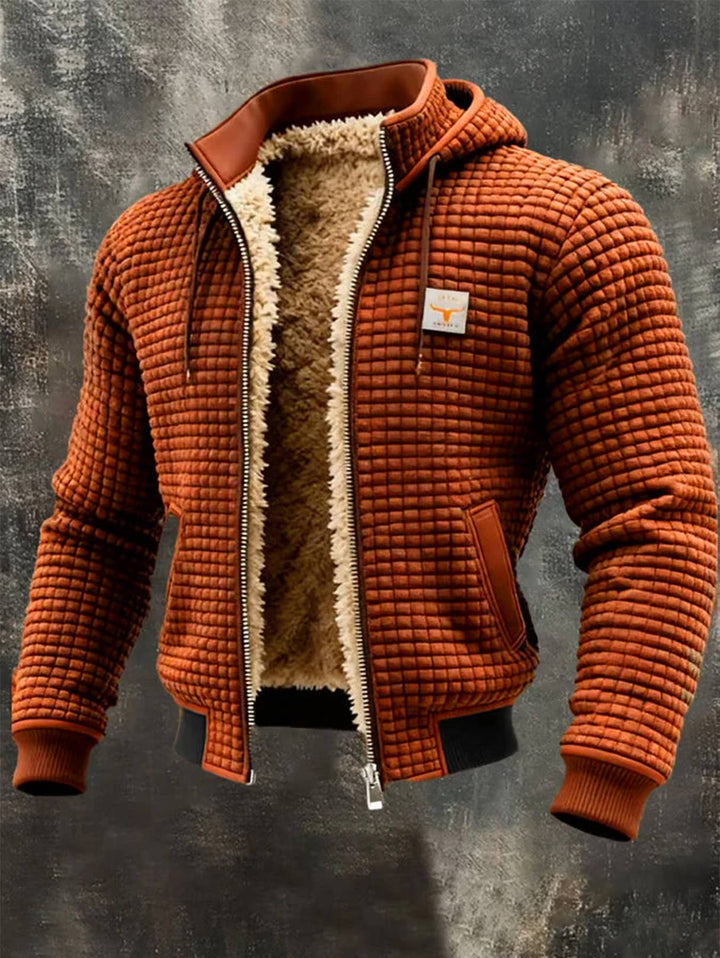 Bastien | Veste rétro à capuche zippée